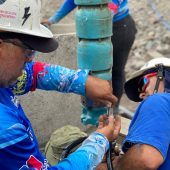 Pueblo Trabajador del Agua reactiva bombeo en Llano El Anís en Mérida