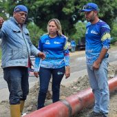 Avanzan trabajos en Mérida para recuperar tramo de tubería de 12 pulgadas en Capazón.